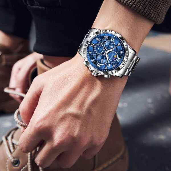 Men's Multi-functional High-grade Quartz Watch Waterproof Luminous - Image 5