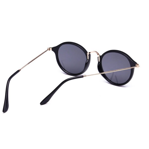 Metal Round Face Sunglasses Retro Driver Sunglasses Men And Women Sunglasses - Image 6