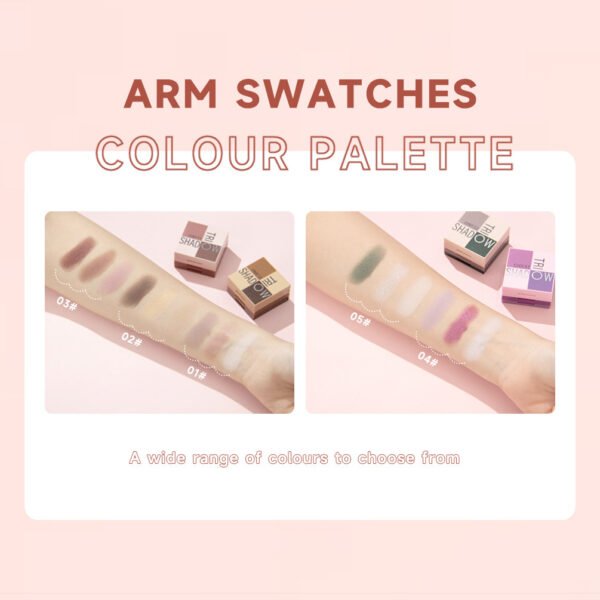 3-in-1 Mini Eyeshadow Palette Pearlescent Polarized - Image 5