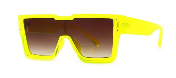 Oversized One Lens Square Sunglasses Fashion Men Women - Image 6