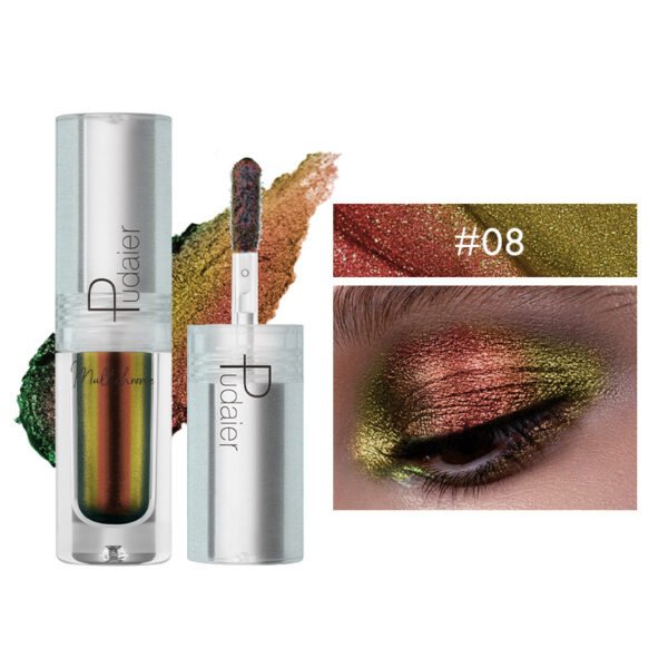 Pearlescent Monochromatic Metal Liquid Eye Shadow - Image 10