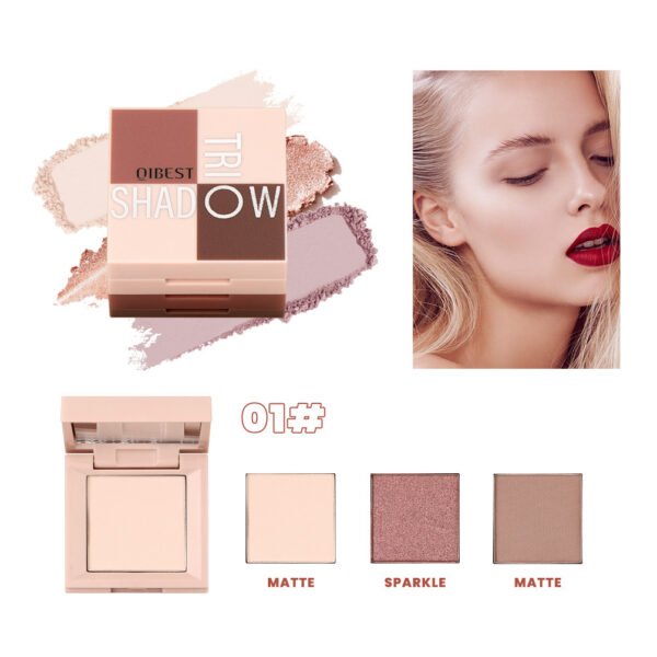 3-in-1 Mini Eyeshadow Palette Pearlescent Polarized - Image 7