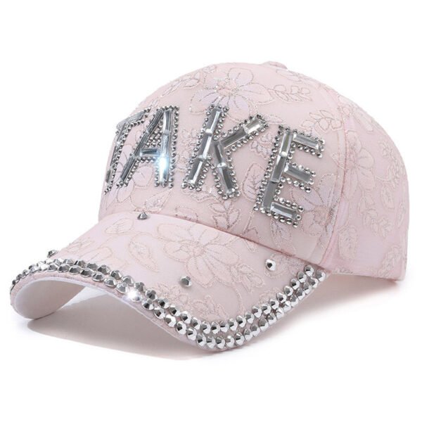 Rhinestone TAKE Women's Baseball Cap Summer Lightweight Breathable - Image 6