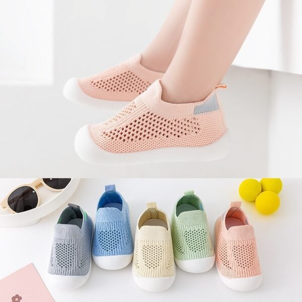 Baby Toddler Shoes Soft Bottom Non-slip Lightweight Flying Woven Shoes - Image 8