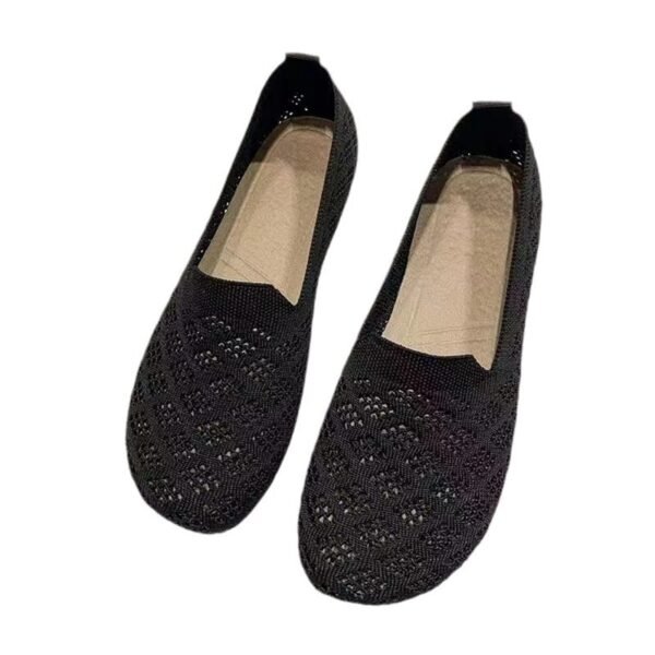 Slip-on Fly-kit Mesh Breathable Casual Women's Shoes - Image 3