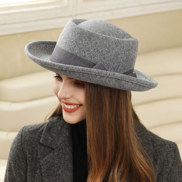 Vintage Bow British Wild Leisure Fashion Top Hat - Image 2