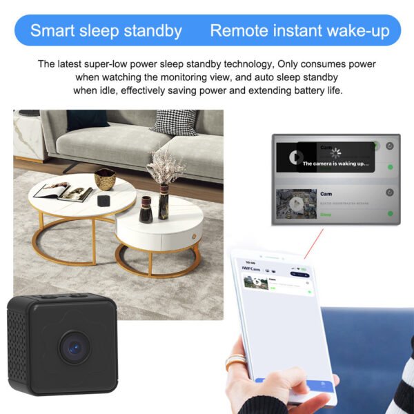 Low Power Wireless Camera Home Plug-in-free WiFi Remote Monitor HD Smart Security - Image 3