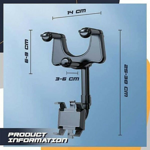 Car Rearview Mirror Swivel Navigation Bracket - Image 5