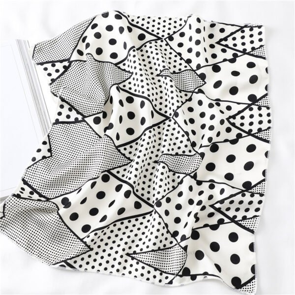 Female Ornament Satin Fashion Scarf - Image 8