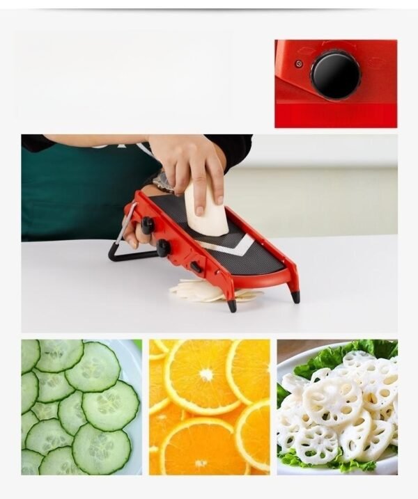 Manual Multi-function Vegetable Chopper Adjustable Thickness Slice - Image 4