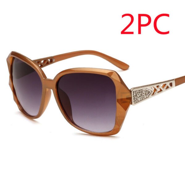 Women's Big Frame Sunglasses Women Retro Sunglasses - Image 10