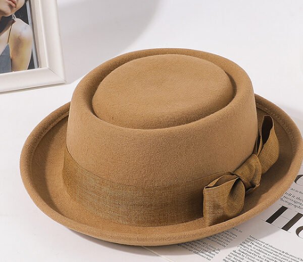 Vintage Bow British Wild Leisure Fashion Top Hat - Image 8