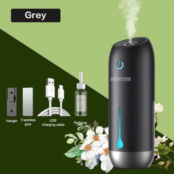 50ml Aromatherapy Machine Timed Automatic Spraying Fragrance Household Perfume Machine Toilet Deodorizing Air Purifying Diffuser - Image 8