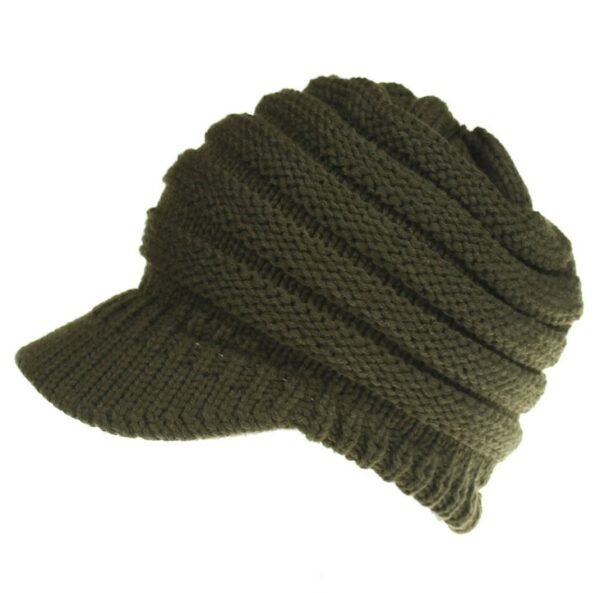 Women Ponytail Beanies Autumn Winter Hats Female Soft Knitting Caps Warm Ladies Skullies - Image 8