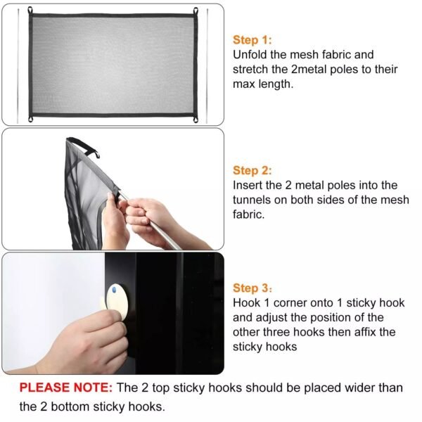 Dog Isolation Portable Folding Protective Net Safety Protection Dog Playpen Pet Isolation Network - Image 5