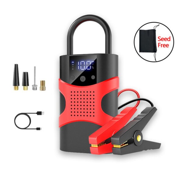 Automobile Emergency Start Power Source Portable Outdoor Digital Display Inflator - Image 2