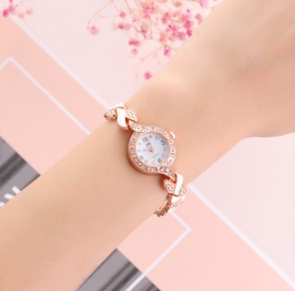 Explosion models ladies bracelet watch Simple digital colorful steel belt alloy quartz watch - Image 7