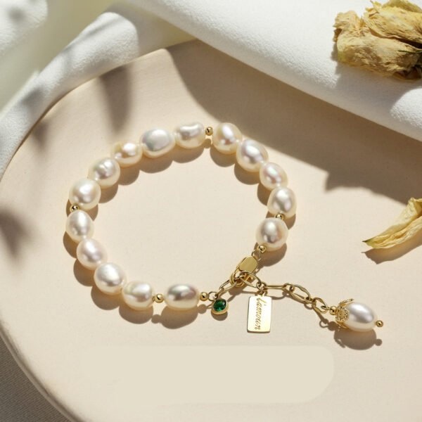 Natural Zircon Pearl Bracelet Ins Fashion Luxury Jewelry - Image 8