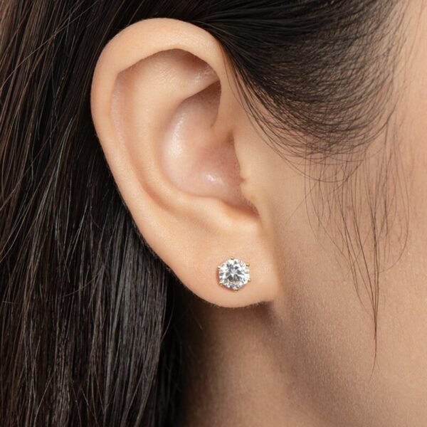Moissanite Earrings - Image 4