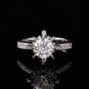 Moissanite Wishing Fountain Ring