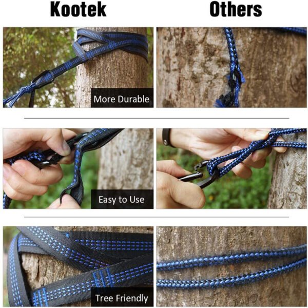 Outdoor Hammock Outdoor Camping Hammock Hot Sale Parachute Cloth Hammock - Image 3