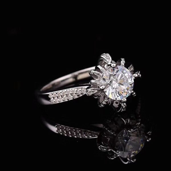 Moissanite Wishing Fountain Ring - Image 6