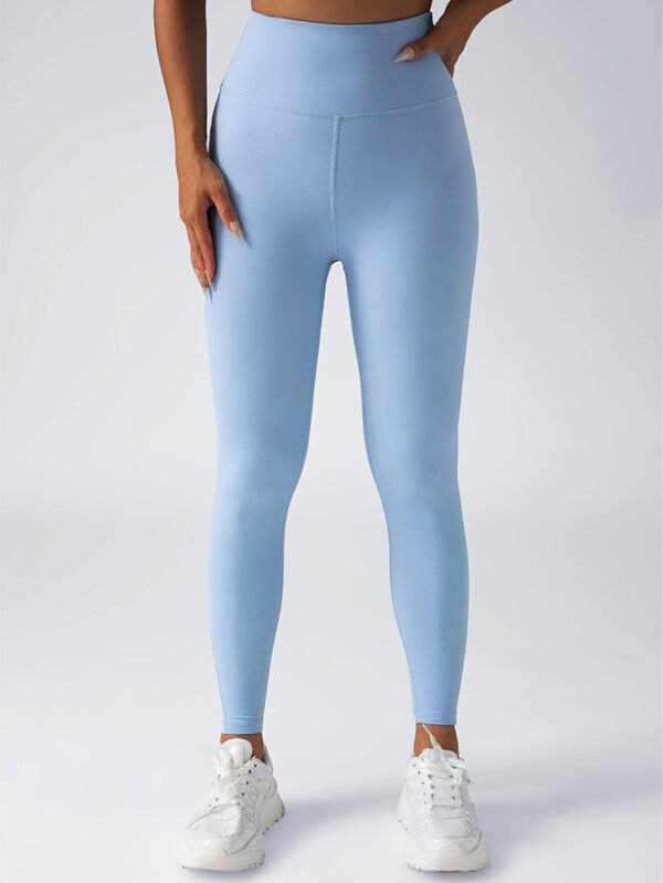2 Pack High Waist Yoga Pants With Pockets, Tummy Control Workout Running Yoga Leggings For Women - Image 3