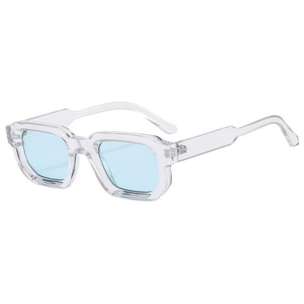 Retro Square Thick Small Frame Fashion Sunglasses For Women - Image 2