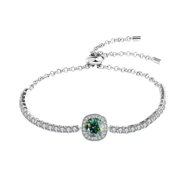S925 Silver Moissanite Galaxy Bracelet - Image 3