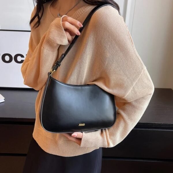 Red Underarm Shoulder Bags For Women 2024 New Texture Leather Crossbody Bag Luxury Designer Wedding Bride Handbags Sling Bag - Image 3