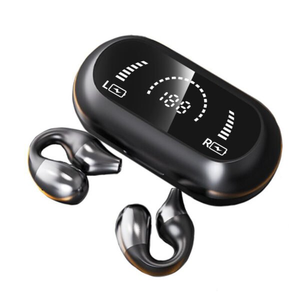 Ear Clip Bone Conduction Headphone Bluetooth-compatible 5.2 HIFI Wireless Earphone Touch Handsfree Sports Noise Cancelling Headset With Mic - Image 9