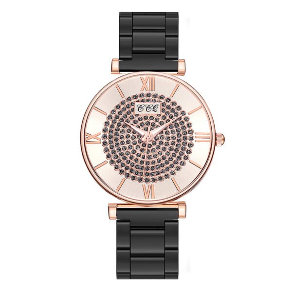 Net red new alloy steel belt ladies watch - Image 3