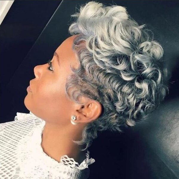 European And American Short Curly Hair Wig Chemical Fiber Headgear - Image 8