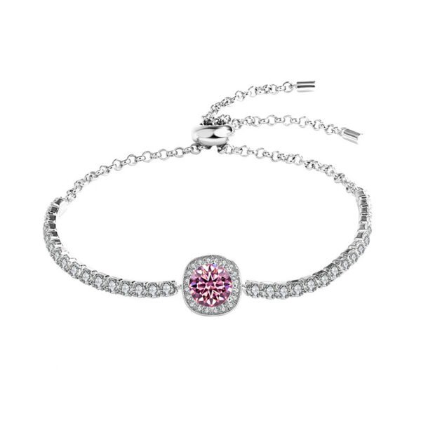S925 Silver Moissanite Galaxy Bracelet - Image 8
