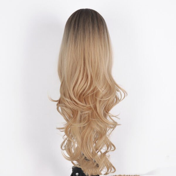 The New Rose Net Wig Is Thin And Straight With Long Curls - Image 4