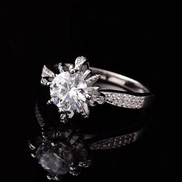 Moissanite Wishing Fountain Ring - Image 5