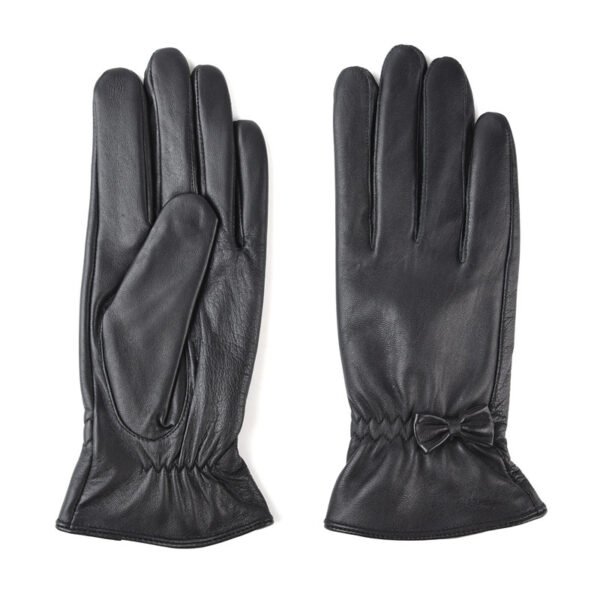 Winter Women's Warm Leather Gloves - Image 4