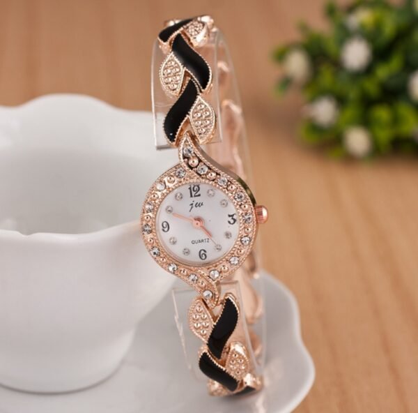 Explosion models ladies bracelet watch Simple digital colorful steel belt alloy quartz watch - Image 6