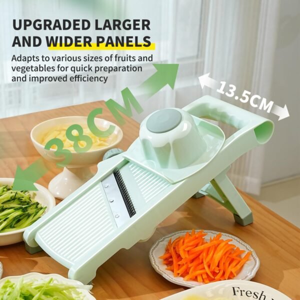 Household Vegetable Cutting Potato Slicer Shredder Multifunctional Fruit Julienne Slicer Grater With Handle Kitchen Gadgets - Image 2
