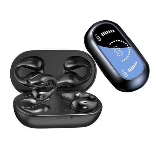 Ear Clip Bone Conduction Headphone Bluetooth-compatible 5.2 HIFI Wireless Earphone Touch Handsfree Sports Noise Cancelling Headset With Mic - Image 2