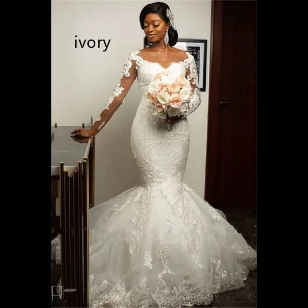 Fashion African Mermaid Wedding Dresses - Image 2