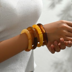 Resin Acrylic Multi-layer Design Bracelet