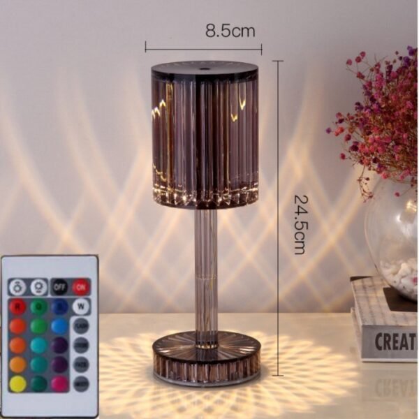 New Crystal Table Lamp Hotel Decoration Diamond Romantic Warm Led For Home Decor Romantic Gift Night Light - Image 5