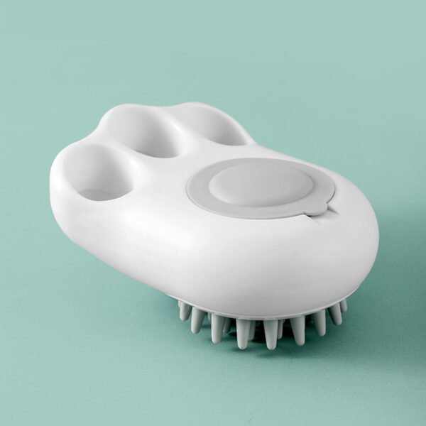 Durable Cat Paw Bath Brush Fine Foaming Labor-saving Cartoon Shape Pet Dog Cat Pet Hair Grooming Brush Reusable Dog Hair Comb Pet Products - Image 4