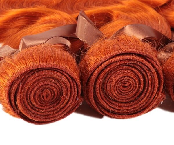 Real Hair Curtain Block Orange Europe And America - Image 5