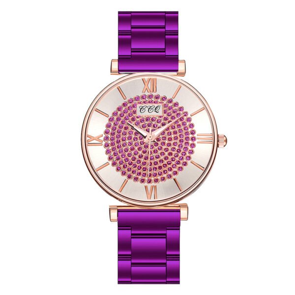 Net red new alloy steel belt ladies watch - Image 8