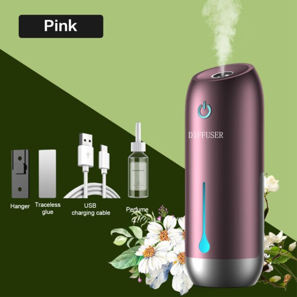 50ml Aromatherapy Machine Timed Automatic Spraying Fragrance Household Perfume Machine Toilet Deodorizing Air Purifying Diffuser - Image 4