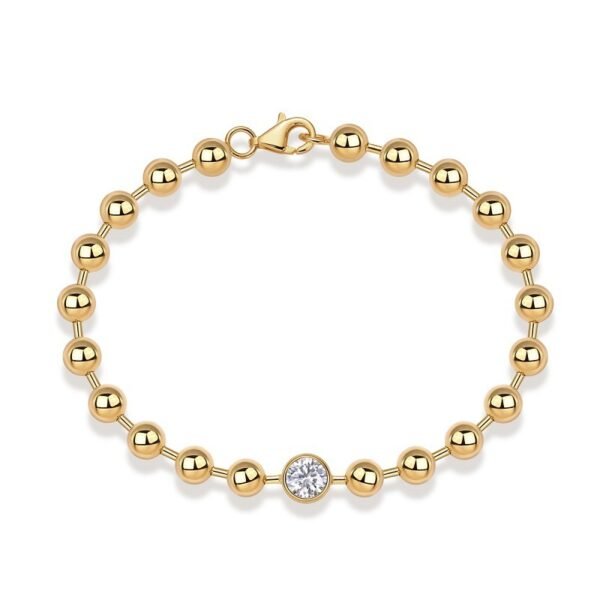 Women's Moissanite Chain Ins Style Bracelet - Image 4