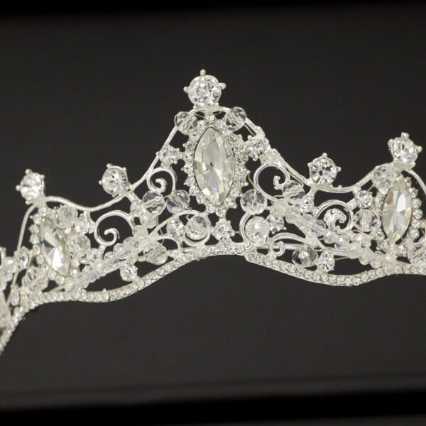 Korean Wedding Handmade Beaded Headdress Wedding Wedding Accessories Crown Hoop Bride Accessories - Image 5