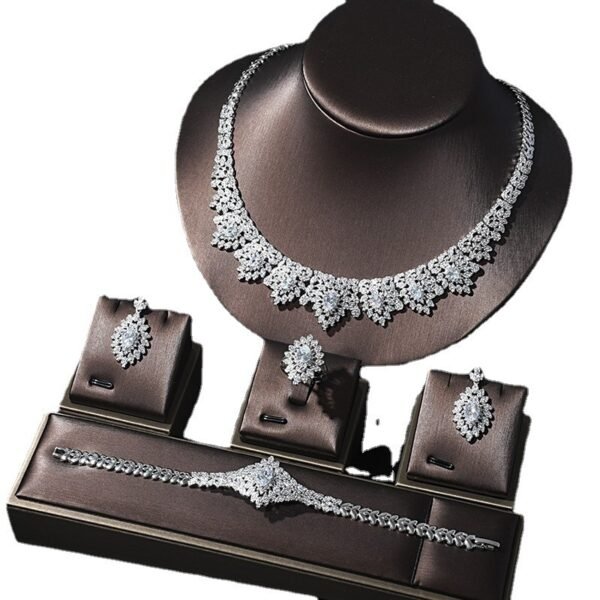 Necklace Women's Jewelry Suit Bridal Wedding Banquet Necklace High-end Accessories - Image 3